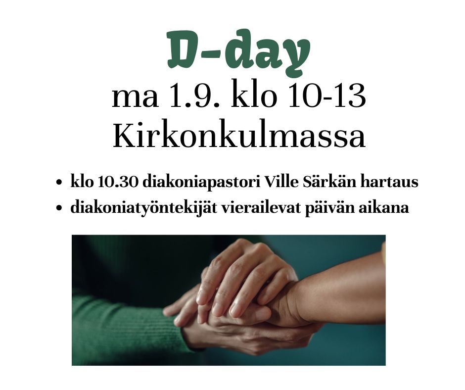 D-day D-day Kirkonkulmassa