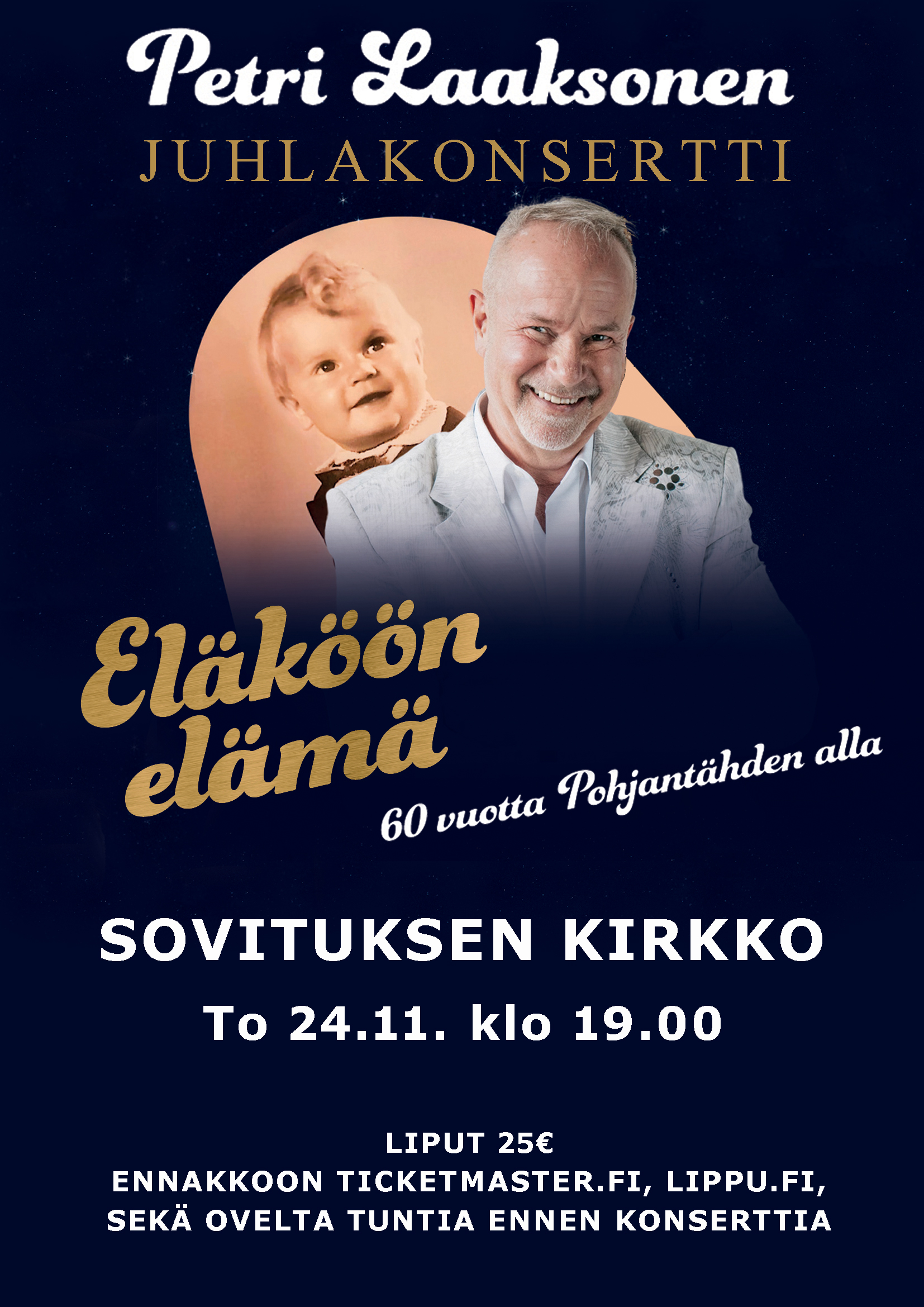 Eläköön elämä -konsertin juliste