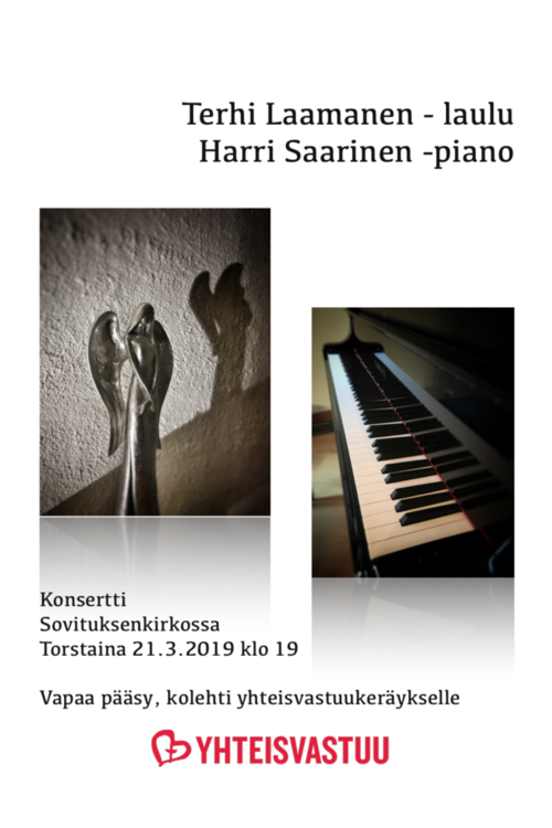 Konsertti, Terhi Laamanen - laulu, Harri Saarinen - piano Konsertti, Terhi Laamanen - laulu, Harri Saarinen - piano